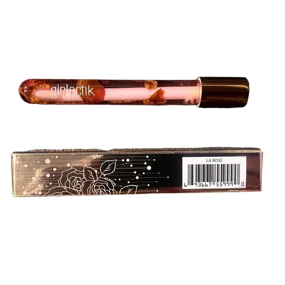 Girlactik Rose Oil Clear Petal Gloss in La Rose 5g/.176 OZ